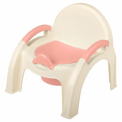 Горшок-стульчик Пластишка светло-розовый