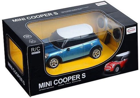 Легковой автомобиль Rastar Minicooper S (20900) 1:18 синий