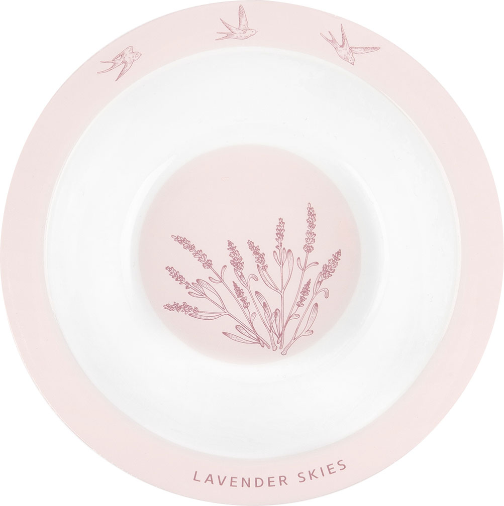 Тарелка глубокая для кормления Happy Baby lilac