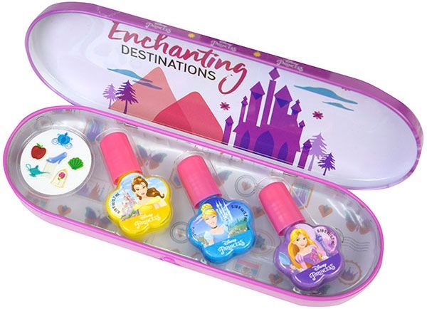Princess Игровой набор детской декоративной косметики для ногтей в пенале маленький