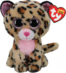 Мягкая игрушка TY Beanie Babies леопард Livvie 25 см
