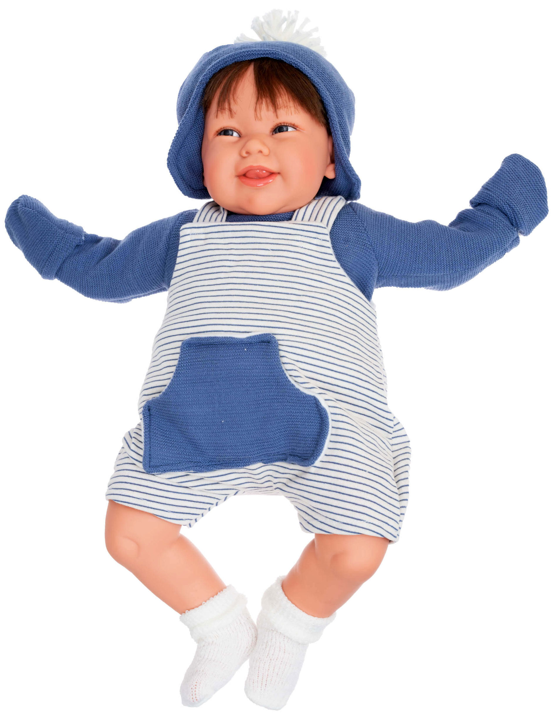Кукла Antonio Juan Кристиан в голубом озвученная, 52 см, 2005