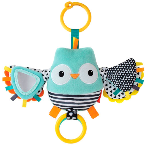 Подвесная игрушка Infantino Сова с хлопающими крыльями