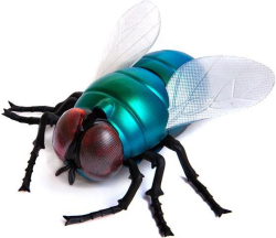 Интерактивные насекомые и пресмыкающиеся Junfa Муха ИК управление, световые эффекты