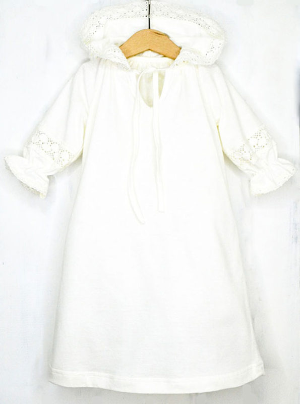 Крестильное платье Baby Boom Серафима 56-62 цвет молоко