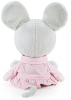Мягкая игрушка Budi Basa Лесята Мышка Пшоня в сером платье и курточке 15 см