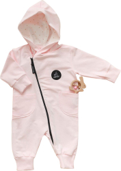 Комбинезон Bunnyphant для малыша, размер 80, peach effect, розовый