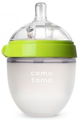 Бутылочка Comotomo Natural Feel Baby Bottle 150 мл зелёный