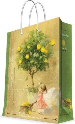 Бумажный пакет Лимонное дерево (157 г/м2 / 40.6х48.9х19см)