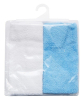 Полотенце-салфетка для кормления Amarobaby Soft Care белый, голубой, 2 штуки