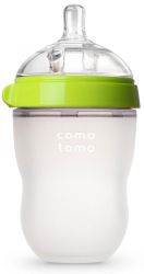 Бутылочка Comotomo Natural Feel Baby Bottle 250 мл зелёный