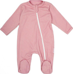 Комбинезон (слип) на молнии детский AMAROBABY Fashion, розовый, р.62