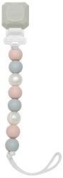 Держатель для пустышки LOLLIPOP Pacifier Clip Lolli Rose Gray