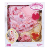 Zapf Creation Комплект одежды для куклы Baby Annabell Цветочная коллекция 702031 розовый