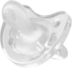 Пустышка силиконовая ортодонтическая Chicco Physio Soft от 12 месяцев прозрачная