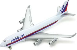 Самолет Welly Boeing B747, 12-15 см