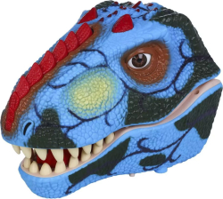 Тираннозавр Тирекс Masai Mara, серия Мир динозавров, игрушка на руку, генератор мыльных пузырей, синий