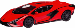 Машина Lamborghini Sian, металлическая, 1:43, красная
