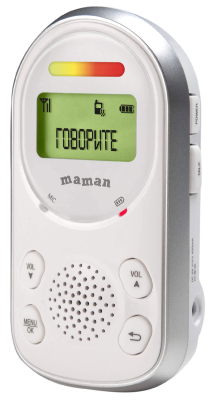 Цифровая радионяня Maman DМ223 с ночником-проектором