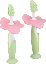 Набор ROXY KIDS зубные щетки-массажеры для малышей салатовый
