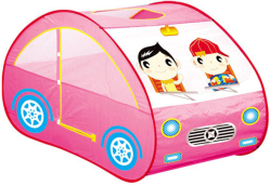 Палатка Yongjia Toys Автомобиль розовый 889-58B