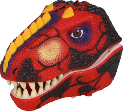 Тираннозавр Тирекс Masai Mara, серия Мир динозавров, игрушка на руку, парогенератор мыльных пузырей, красный