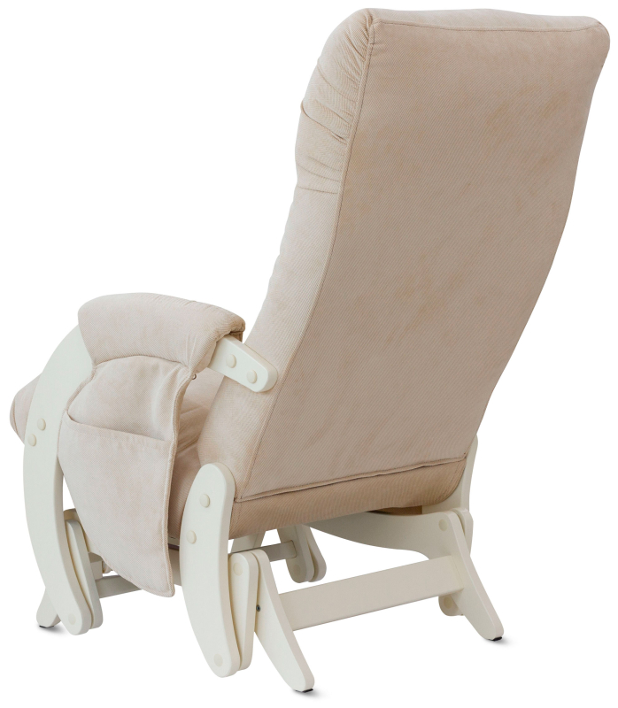 Кресло для кормления и укачивания малышей с пуфом Milli Smile Дуб шампань, Verona Vanila