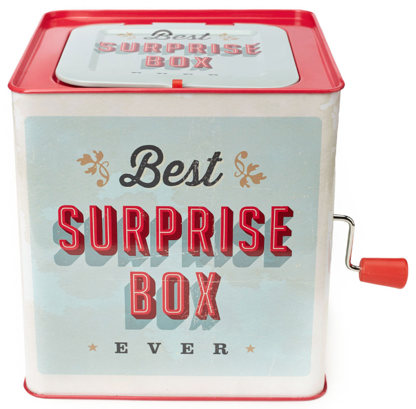 Музыкальная шкатулка с сюрпризом Happy Baby Surprise Box ретро