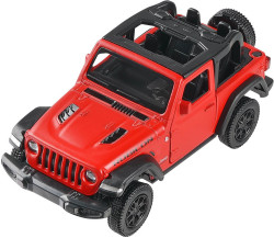 Машина металлическая Jeep Rubicon 2021, RMZ City, инерционная, 1:32, красная