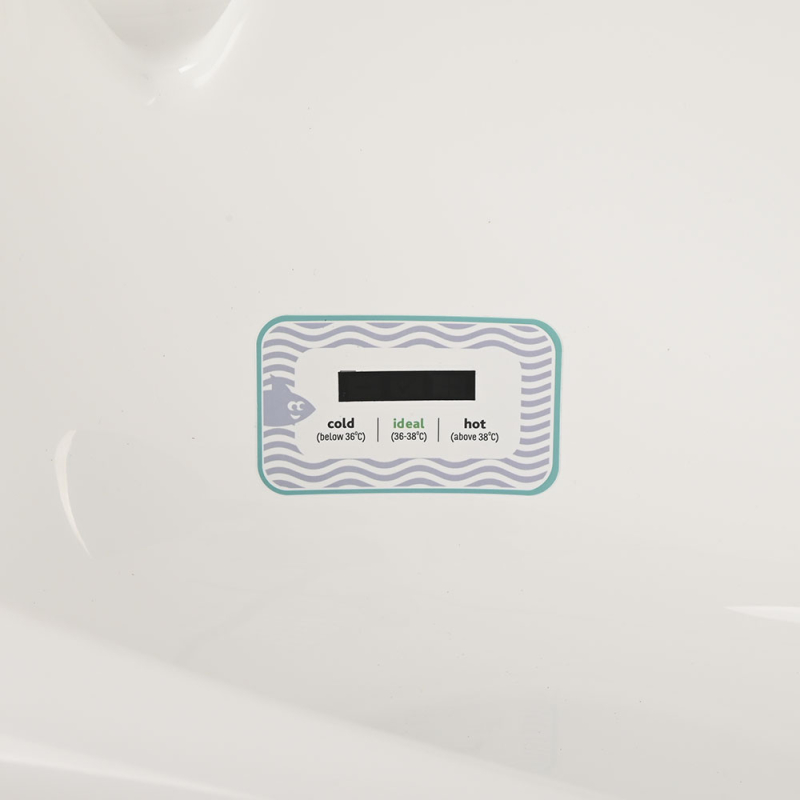 Ванночка для купания Pituso Ronda слив, термометр, белый 101 см