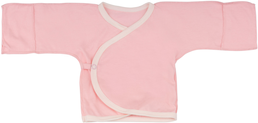 Распашонка Фабрика Бамбук Кимоно пенье розовый, молочный 62